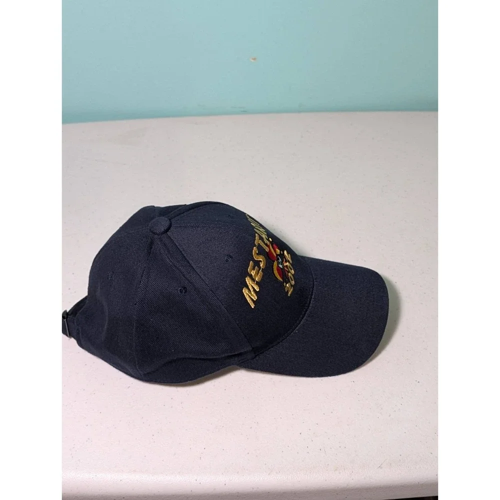 Mestarit 2002 Strap Back Adjustable Hat Embroidered Blue Vintage